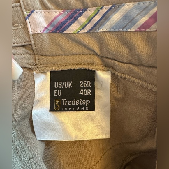Symphony by Tredstep Rosa Side Zip Beige Khaki Breeches Riding Pants Size 26 R - Picture 12 of 15